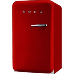 Smeg FAB10LR 55cm 'Retro Style' Home Bar Fridge and Icebox in Red with Left Hand Hinge